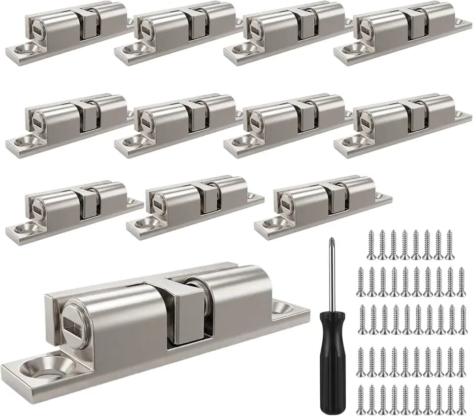 Kugelschnäpper 12 Stück – Türschnapper für Schranktüren, 43mm