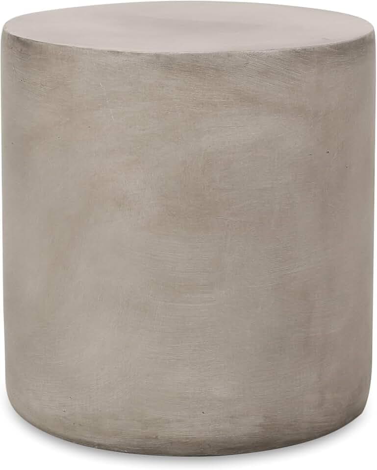 Christopher Knight Home 313406 Side Table, Light Gray
