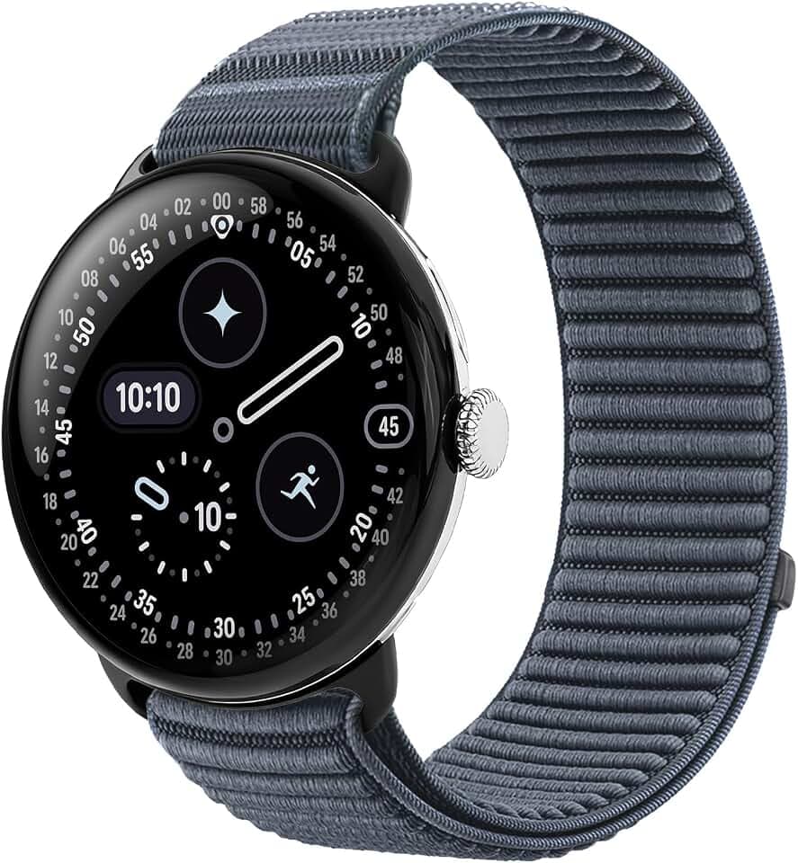Nylon Loop Sport Bands for Google Pixel Watch 5/4/3/2/1 Band 45mm 41mm