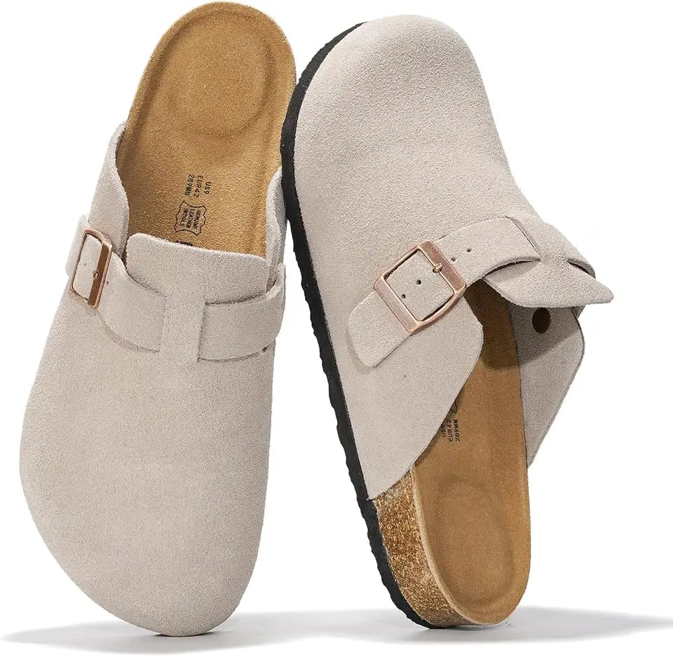 100% Full Grain Genuine Leather Clogs for Men - Fall Shoes for Men 2026