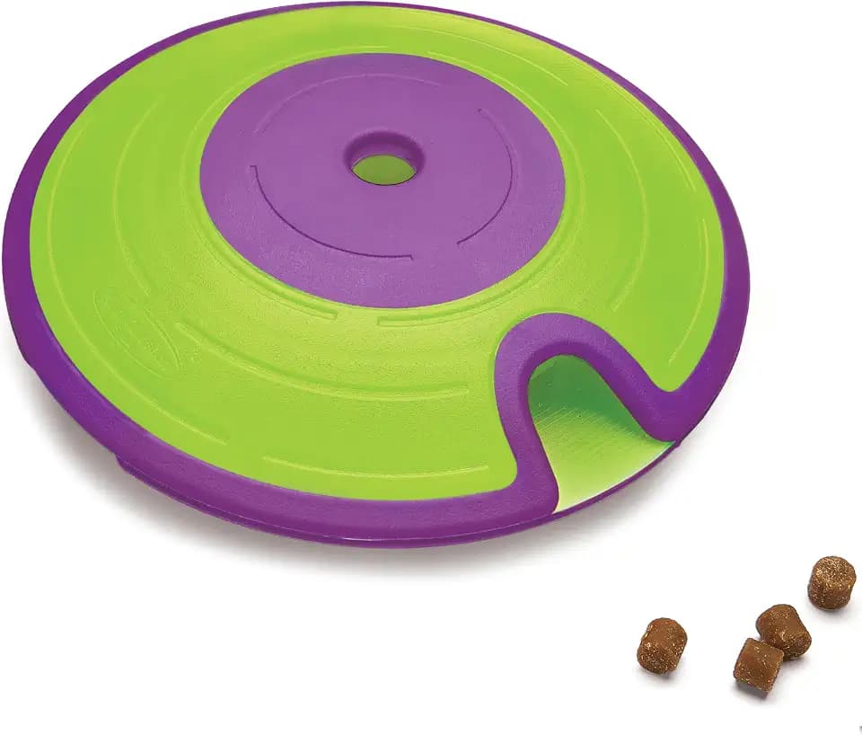 Outward Hound Nina Ottosson Dog Treat Maze Dog Toy, Tap & Flip, 7.5"