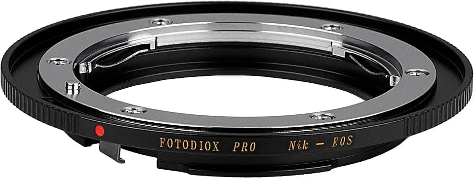 Fotodiox PRO Lens Adapter Compatible with Nikon F-Mount Lenses on Canon EOS EF/EF-S Cameras