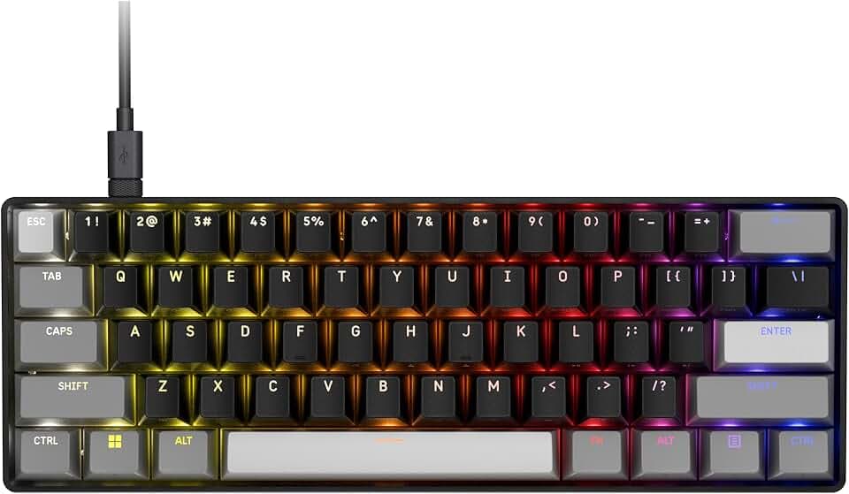 Corsair Clipper PRO MINI 60 Hall Effect Gaming Keyboard – US QWERTY – Black