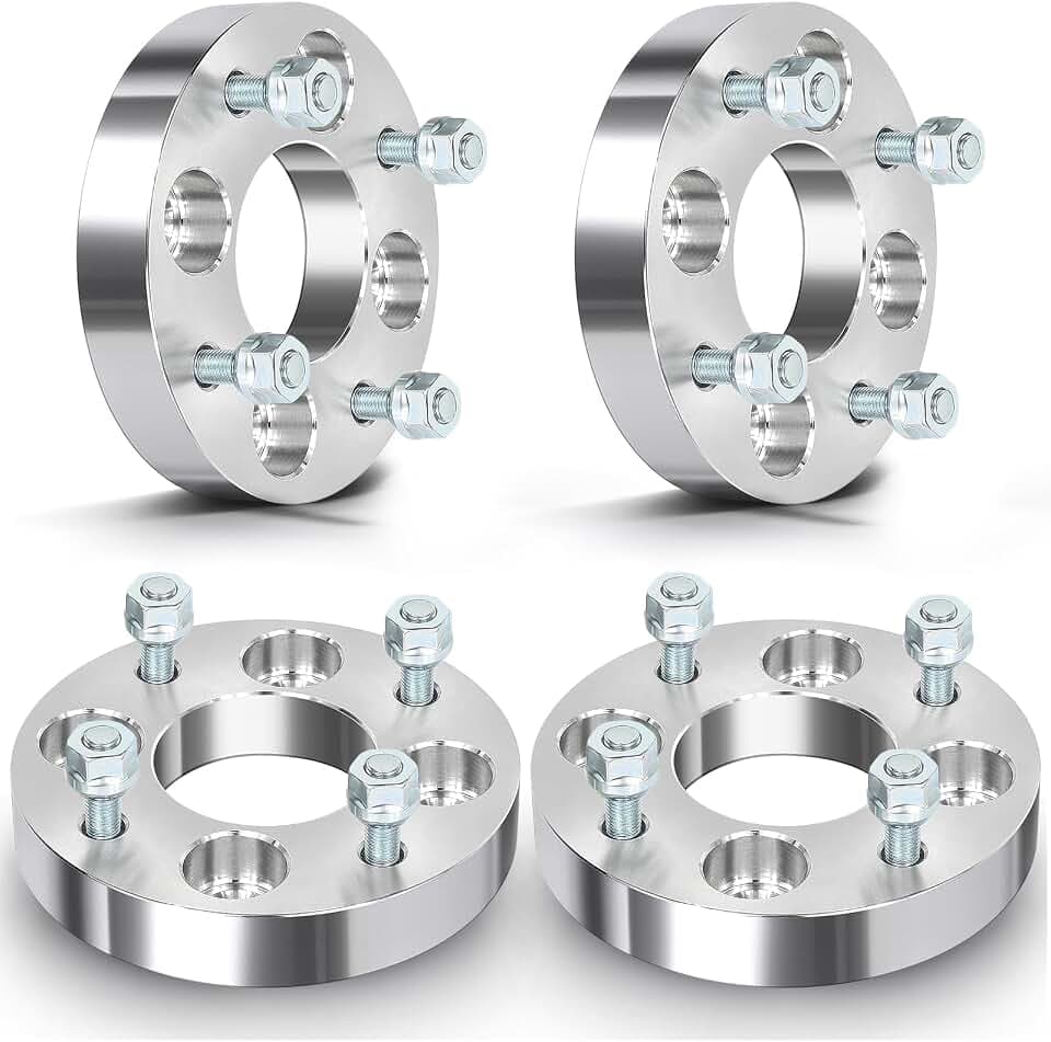 ECCPP 4PCS 1 inch Wheel Spacers Adapters 4 Lug Change Bolt Pattern from 4x4 to 4x110 10x1.25 Studs 64mm fits for 1988-2000 for Honda FourTrax 300| 2003-2005 for Honda Traxter Max 500