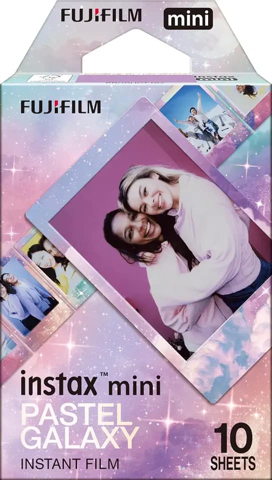 FUJIFILM instax mini Pastel Galaxy Instant Film - 10 Exposures