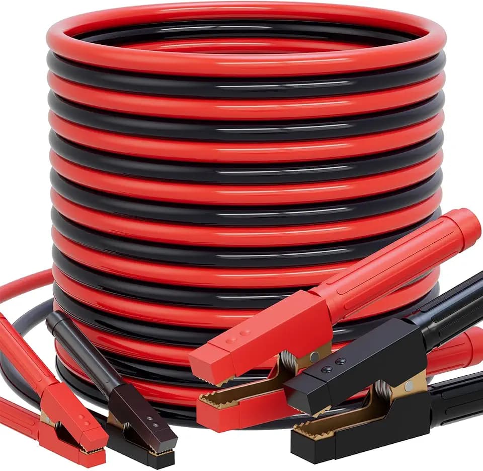 Heavy Duty Jumper Cables 1 Gauge 30FT 900A