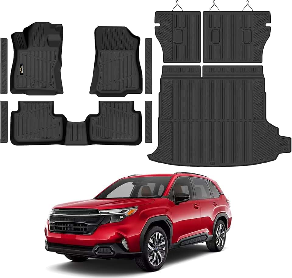 Floor Mats & Cargo Mat & Backrest Mat Custom for Forester Hybrid 2025 2026