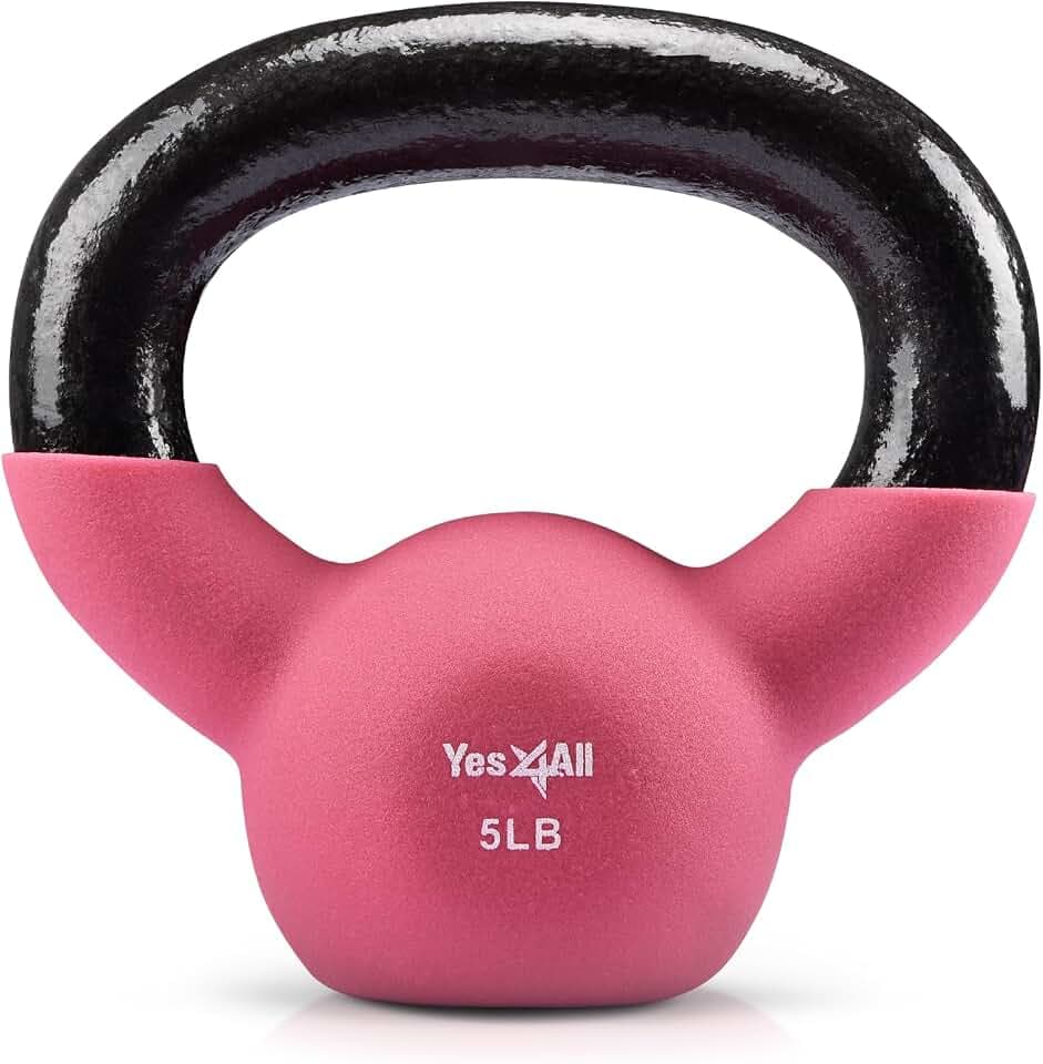 Yes4All Neoprene Kettlebell, Strength Training Kettlebell