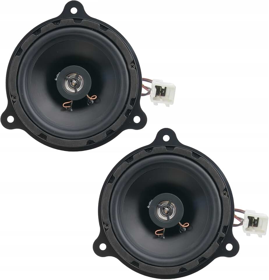 Sound Way Lautsprecher-Set mit Adaptern und Kabeln, kompatibel mit Renault, Dacia, Smart