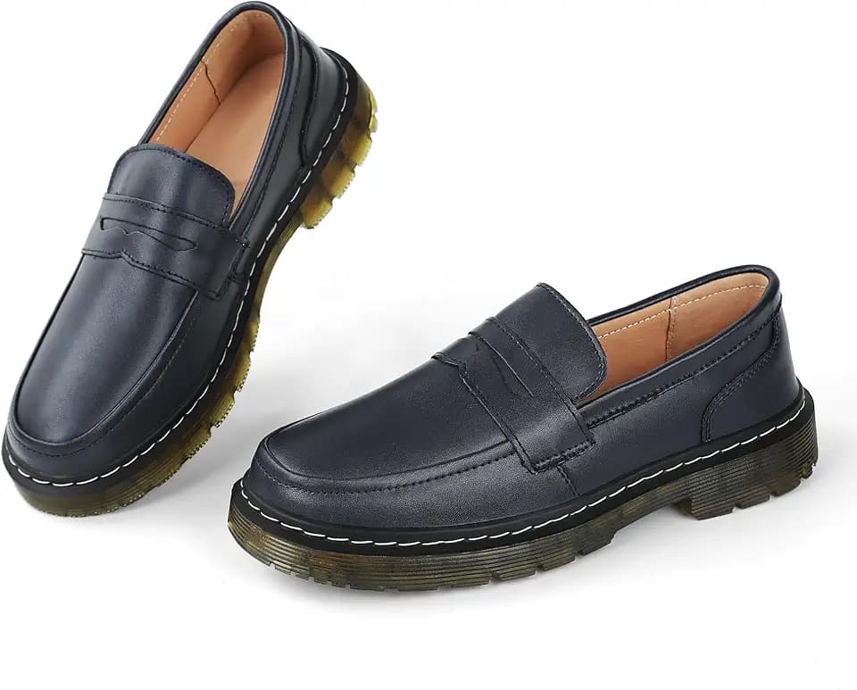 CLAKBLRG Women's Loafers Classic Penny Loafers for Women Fashion Driving Moccasins Women