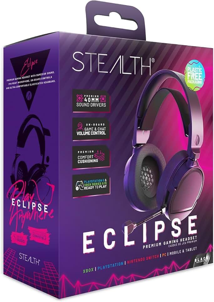 Eclipse Gaming Headset schwarz [Video Game]