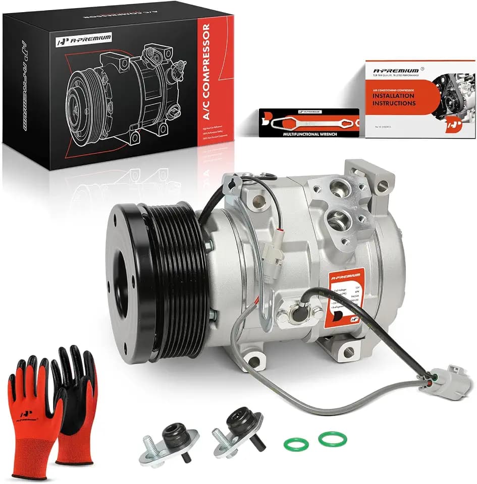 A-Premium Air Conditioner AC Compressor with Clutch