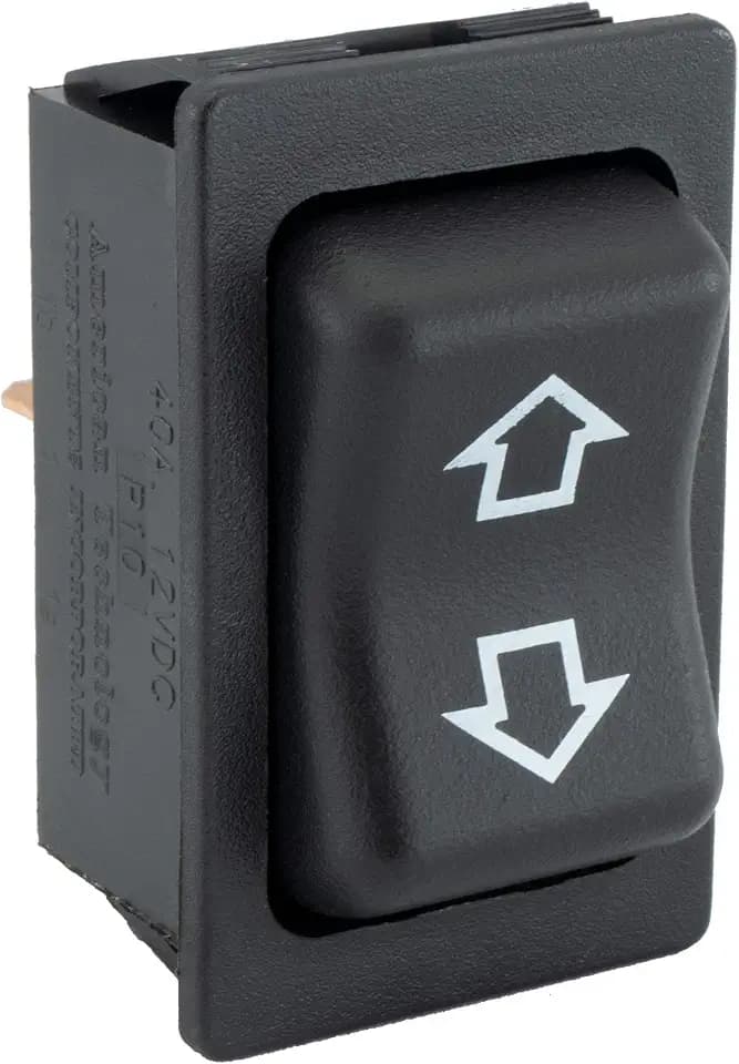 RecPro RV 40 AMP Power Reversing Motor Closed Circuit Switch for Awnings or Slide Outs (Black)