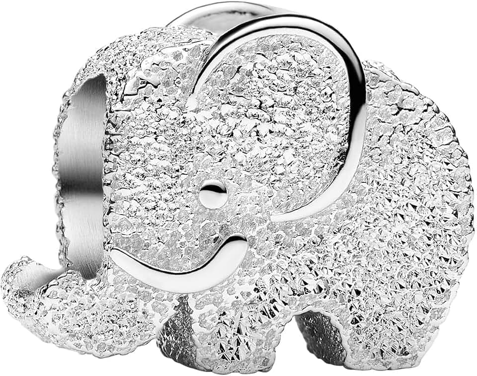 PANDORA Textured elephant 794528C00 Charm Anhänger