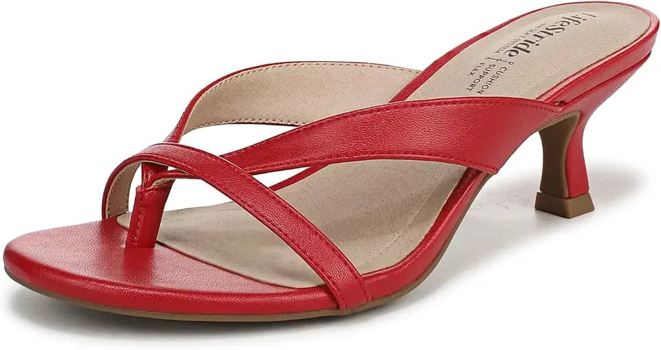 LifeStride Women's Navine Thong Dress Sandal