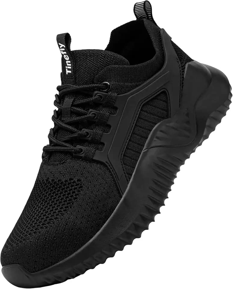 Tinefiy Steel Toe Shoes for Women Indestructible Safety Shoes