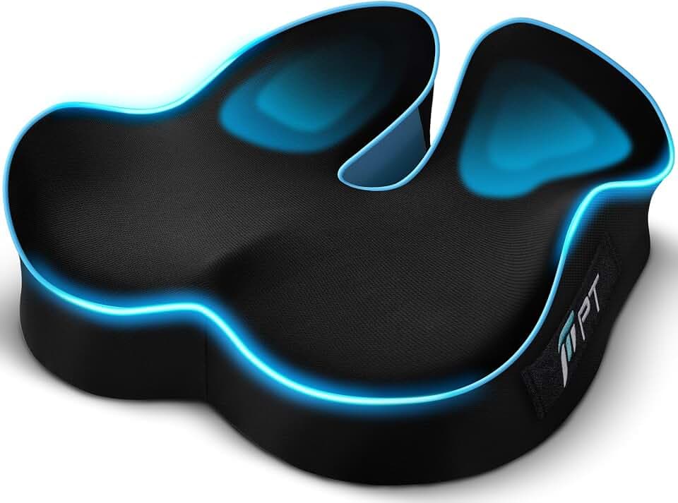 POOTACK Sitzkissen Bürostuhl, Sitzkissen Stuhl mit Memory Foam, Sitzkomfort