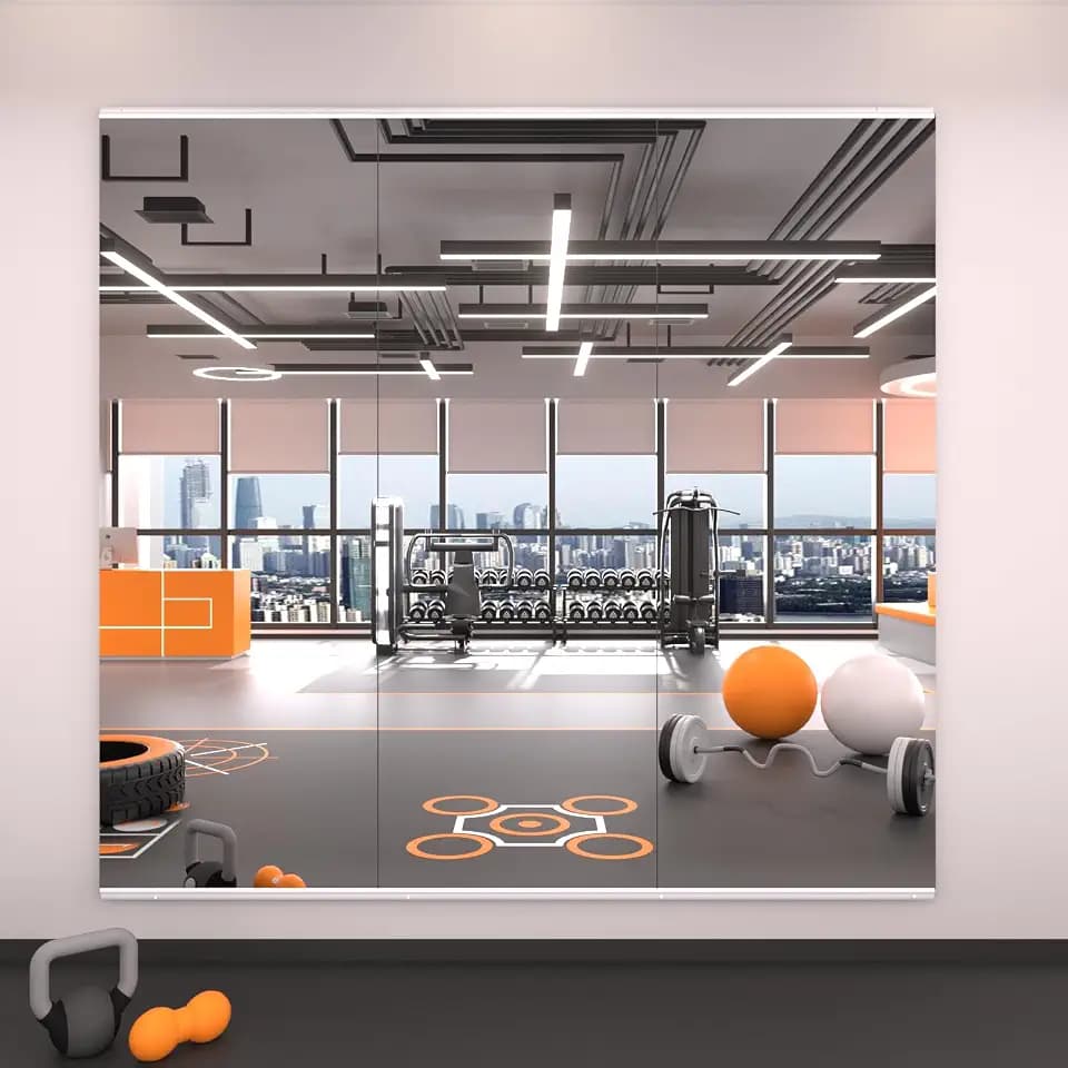 LOAAO Gym Mirror 67"x24" 3 PCS