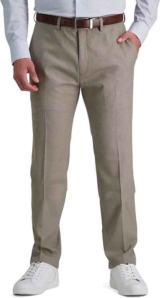 Kenneth Cole Reaction Men's Solid Performance Slim Fit Dress Pant