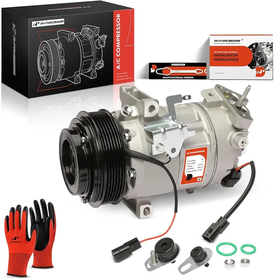 A-Premium Air Conditioner AC Compressor with Clutch