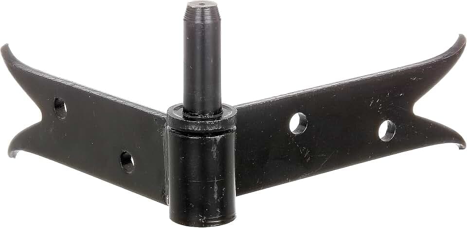 Alberts 306564 Eck-Kloben | zum Anschrauben | schwarz | Dornmaß Ø14 mm | Platte 140 x 120 mm