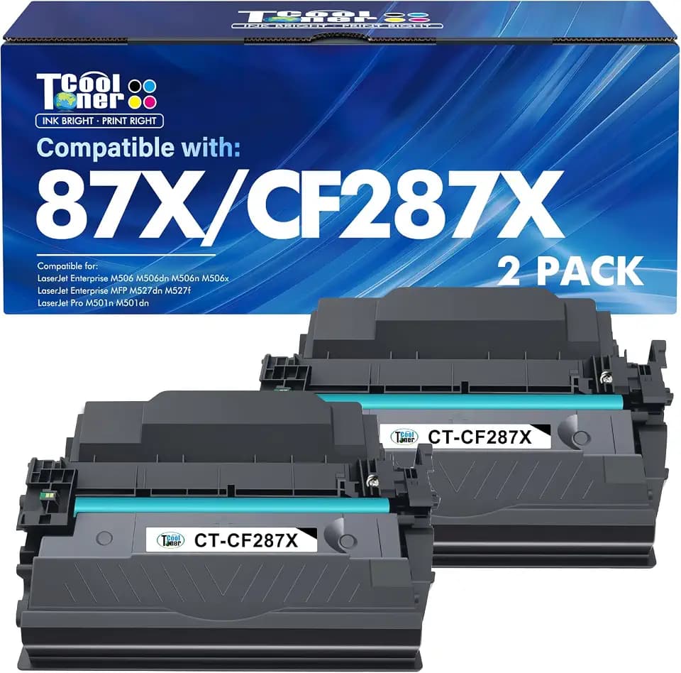 CF287X 87X Black Toner Cartridge High Yield CF287A 87A for HP Printer M501