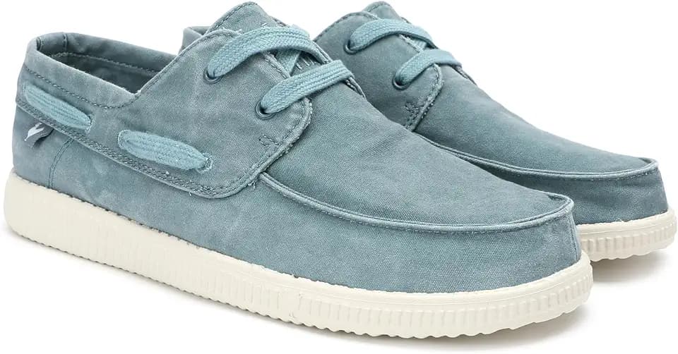 WALK IN PITAS | WP150 Boat Washed | Herren Mokassins | Flache Slipper für Männer | Slip on Loafer | Sneakers | Schlupfschuhe | Freizeitschuhe | Walkinpitas Schuhe
