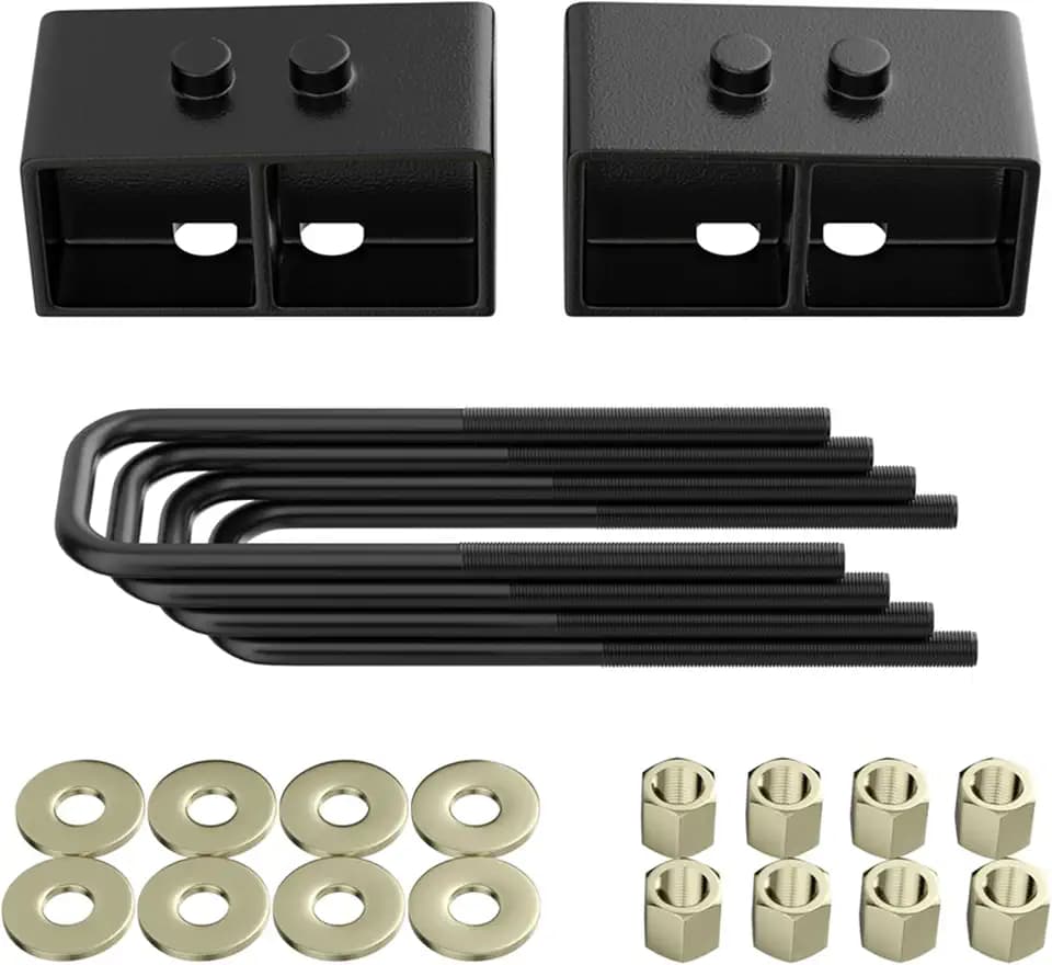 FLYCLE 3" Rear Leveling Lift Blocks for f150, 3 Inch Rear Leveling Lift Kit Compatible with 2004-2020 F150 2WD 4WD