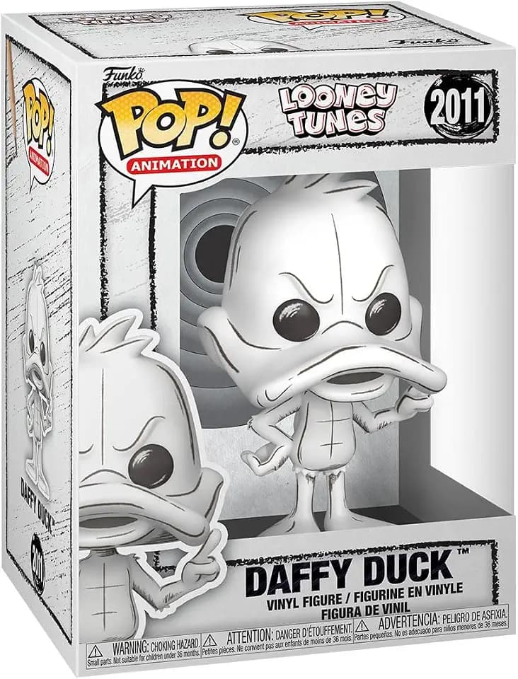 Funko POP! Animation: Looney Tunes - Daffy Duck - Sammelbare Vinylfigur - Geschenkidee - Offizielles Merchandise - Spielzeug für Kinder & Erwachsene - Modellfigur für Sammler und zur Ausstellung