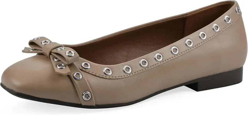 White Mountain Women's Bodhi Cap Toe Ballet Flat
