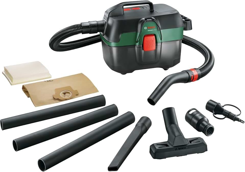 Bosch Akku Nass- und Trockensauger AdvancedVac 18V-8 (ohne Akku, 18 Volt System, mit Zubehörset, im Karton)