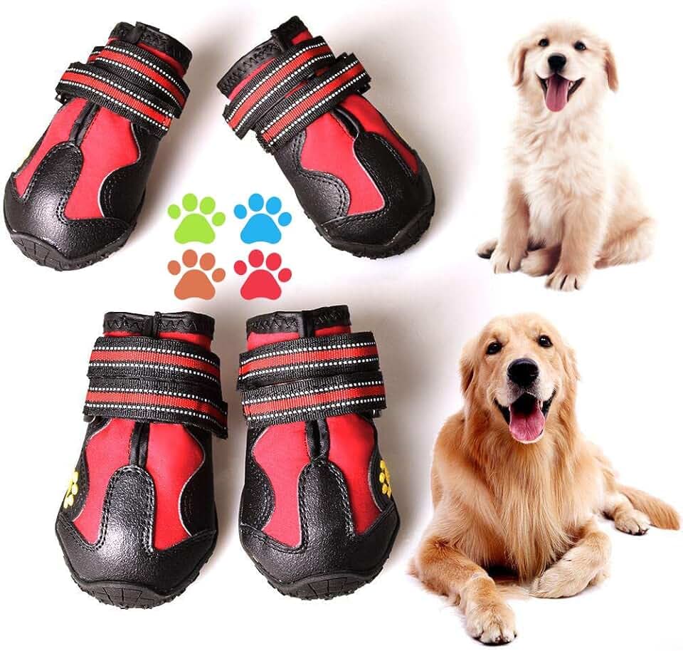 CovertSafe& Dog Boots & Paw Protectors Non-Slip Waterproof