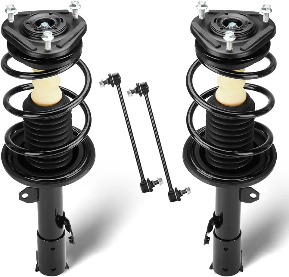 Front Struts Assembly Fit for Toyota Corolla ONLY 1.8L 2009-2012, for Matrix 1.8L Only 2011-2013, Shock Absorber & Sway Bars End Links, Replace for 832598 K90433 (4Pcs）