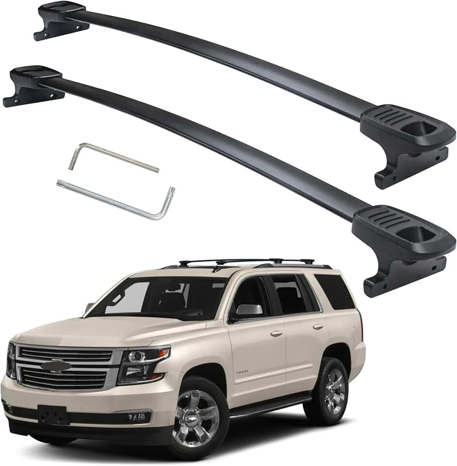 300lbs Roof Rack CrossBars for 2015-2020 Yukon & Suburban & Tahoe Escalade