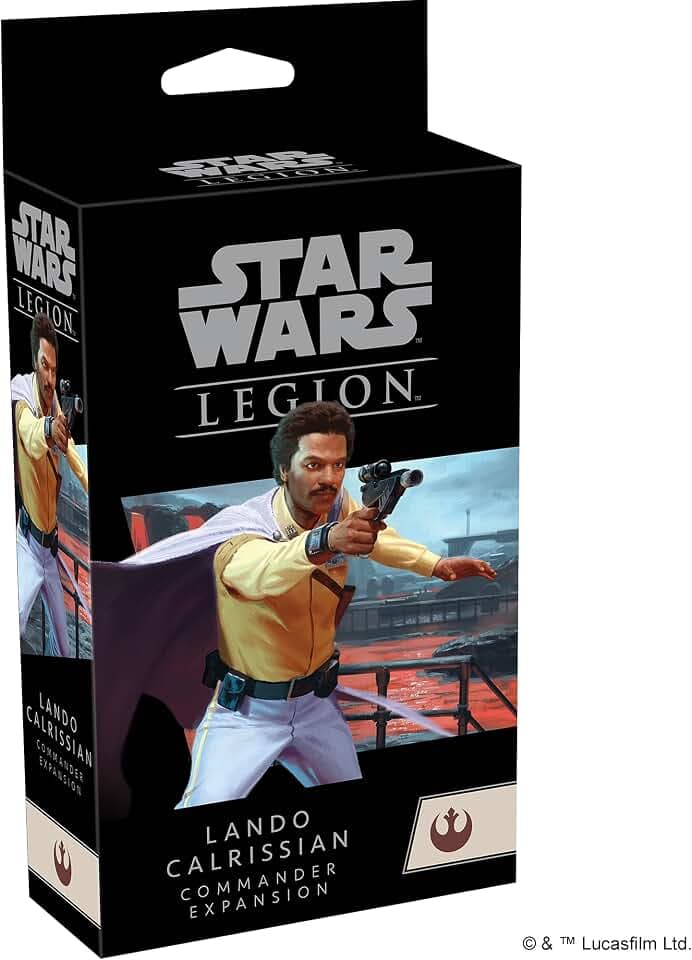 Atomic Mass Games, Star Wars Legion: Rebel Expansions: Lando Calrissian Commander, Unit Expansion, Miniatures Game, Ages 14+, 2 Players, 90 Minutes Playing Time