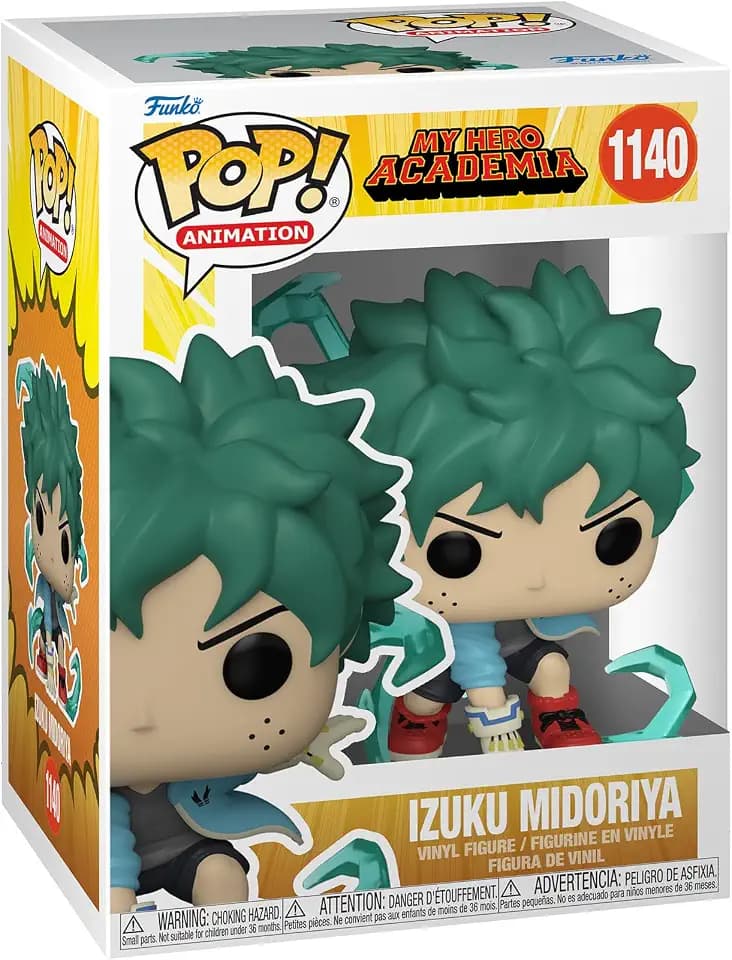 Funko Pop! Animation: My Hero Academia (MHA) - Izuku Midoriya - Deku mit Gloves - Vinyl-Sammelfigur - Geschenkidee - Offizielle Handelswaren - Spielzeug Für Kinder und Erwachsene - Anime Fans
