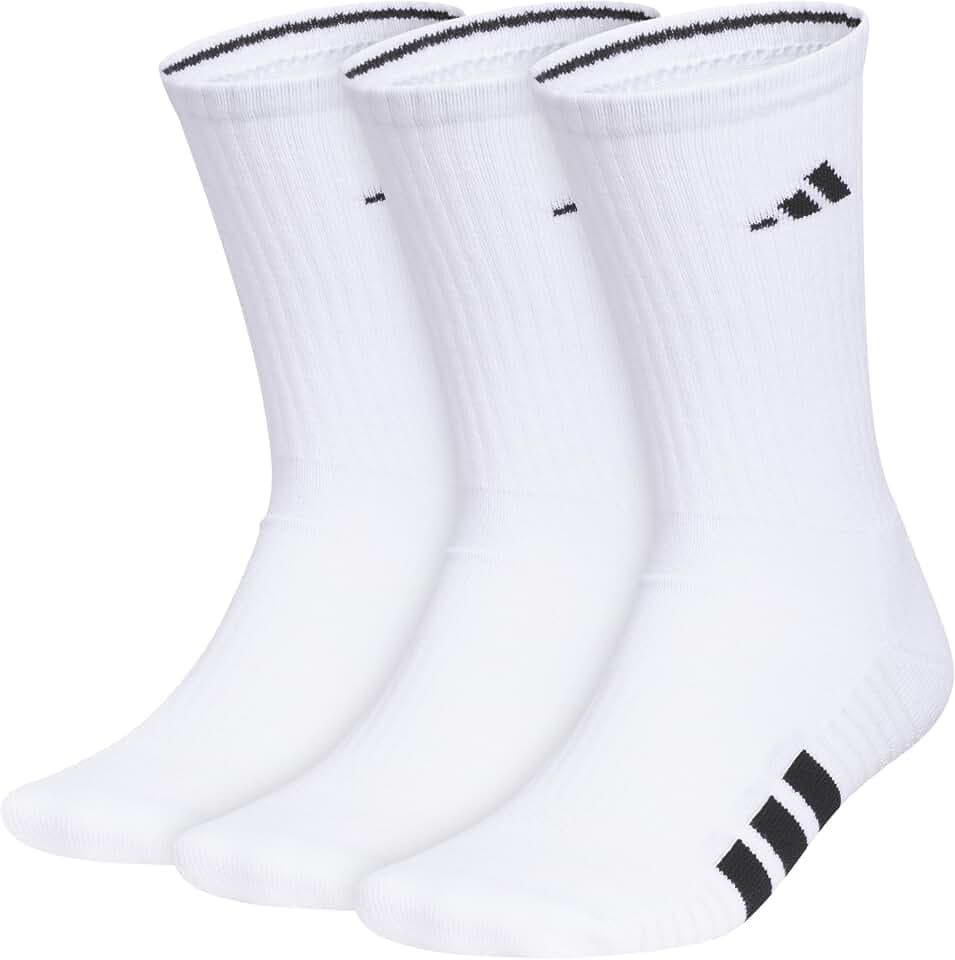 adidas Men's Cushioned Socks 3 Pairs