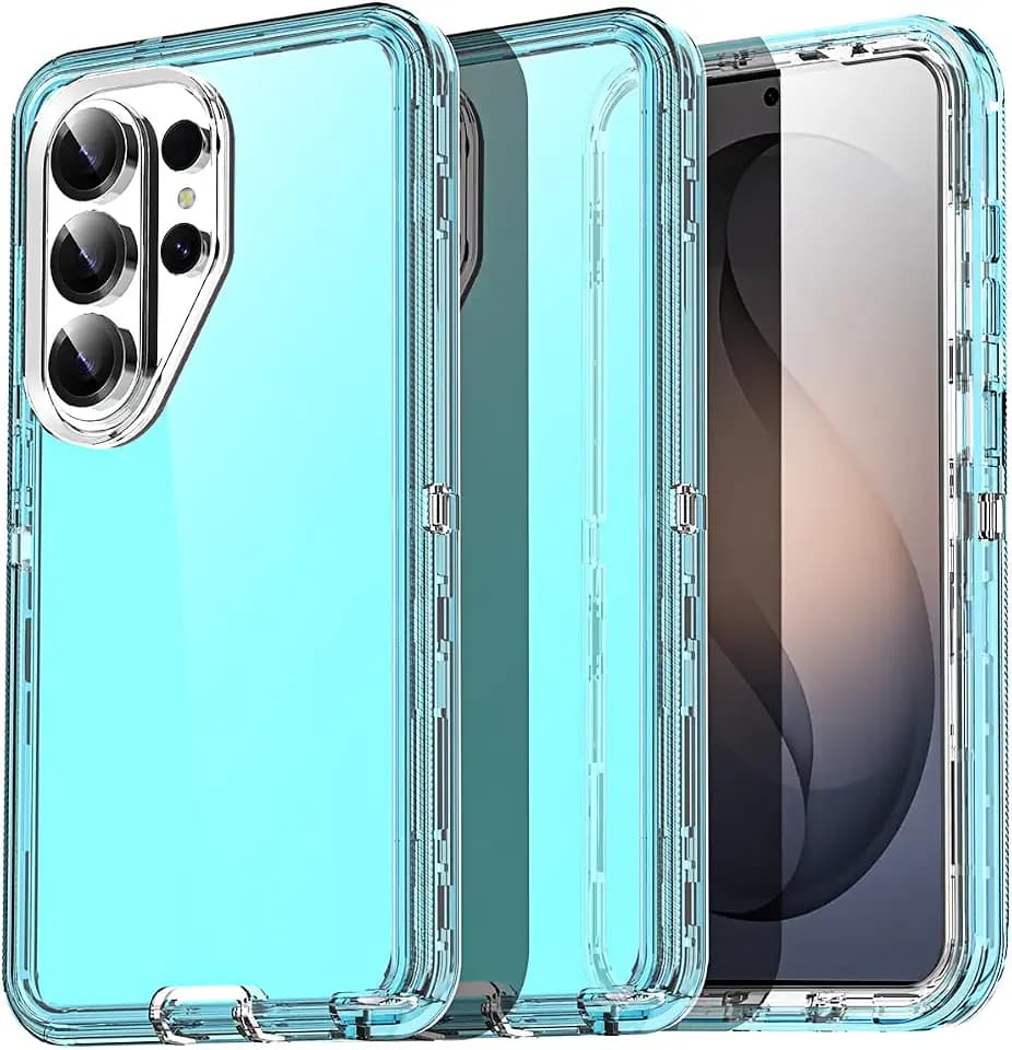 AICase for Samsung Galaxy S26 Ultra Case Clear 3 in 1 Heavy Duty Drop Protection Full Body Rugged Shockproof/Dust Proof 3-Layer Military Protective Tough Durable Cover for Samsung S26 Ultra 6.9"_4