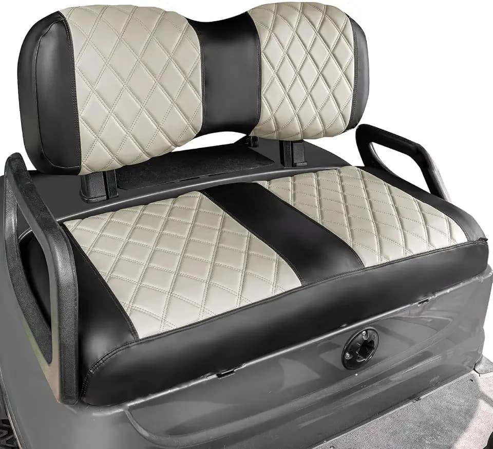 NOKINS Golf Cart Vinyl Diamond Seat Covers Fits Yamaha Drive/Drive 2