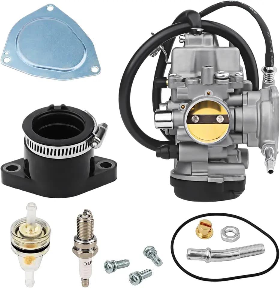 Carburetor Carb & Intake Manifold Boot For YAMAHA Wolverine 450 Kodiak 400 Kodiak 450 2003-2006 Grizzly 400 Grizzly 450 5ND-E4101-11-00 5TE-E4101-01-00 5GH-13586-00-00 5ND-14101-00-00 5ND-E4101-01-00