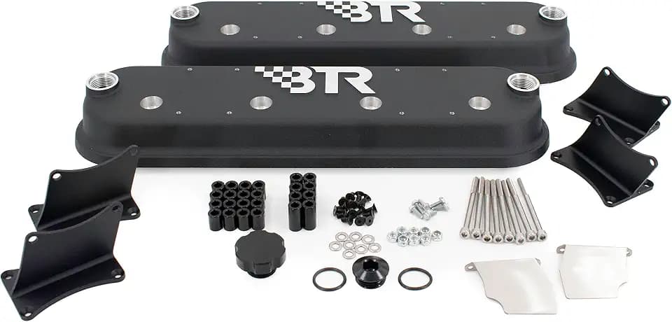 BTR LS Black Valve Cover Set With Coil Mounts