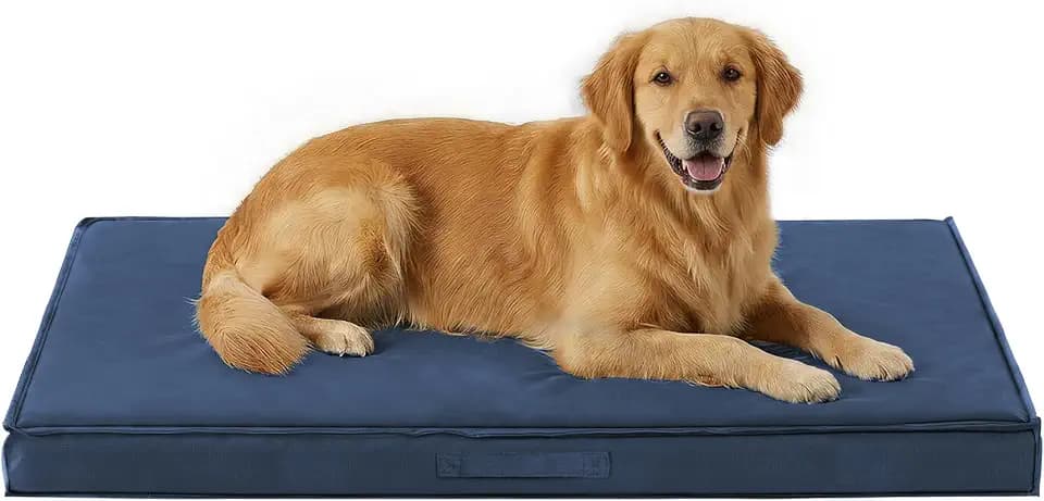 Outdoor Dog Bed Extra Large Sized Dog, Waterproof, 44x32x3.5 Inch