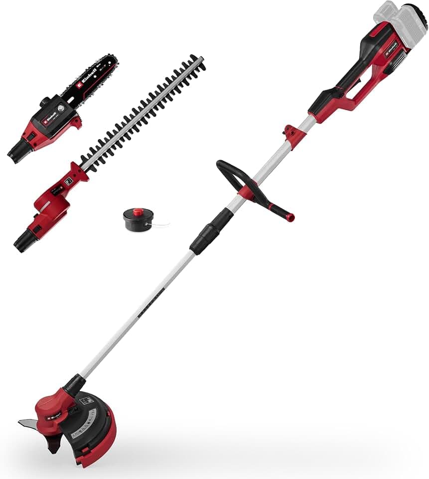 Einhell Akku-Multifunktionswerkzeug GE-LM 36/4in1 Li-Solo Power X-Change (Lithium-Ionen, 4 in 1 - Heckenschere, Kettensäge, Trimmer, Motorsense, ohne Akku und Ladegerät)