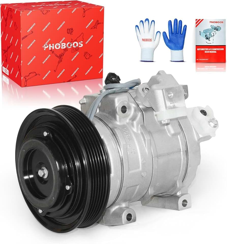 PHOBOOS A/C Compressor with Clutch Compatible with Acura & Honda