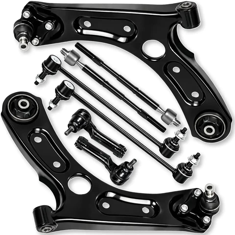 8pc Front Lower Control Arm Ball Joints Sway Bar Link Compatible with Fit for Hyundai Elantra & Elantra GT, for Kia Forte 2017 2018 2019 2020 OE# 54501-F2000 K750890 ES801505 EV801489