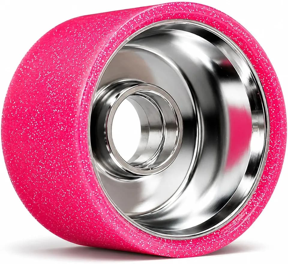 Bont Ultraglide Roller Wheels, 68x44 mm 96A, Fluoro Pink, 8 Pack