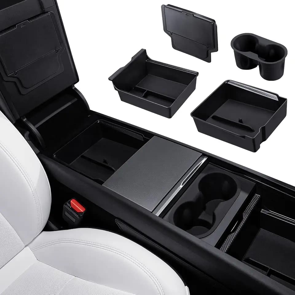 Motrobe 4PCS Center Console Organizer Tray for 2026 Tesla Model Y/YL/3