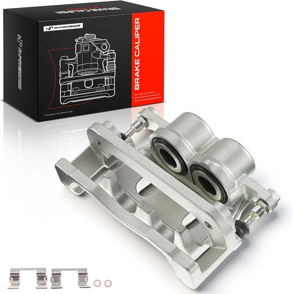 A-Premium Front Right Passenger Disc Brake Caliper with Bracket