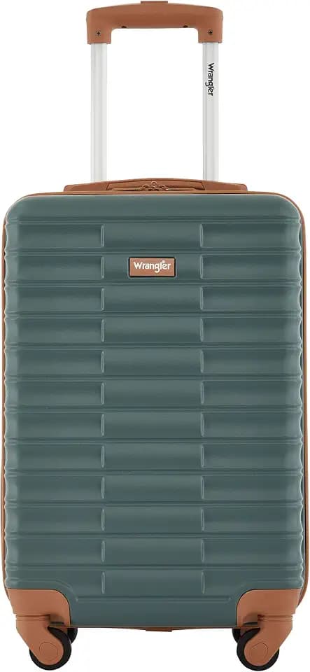 Wrangler 22" Outrider Hardside Carry-On Luggage, Dark Forest