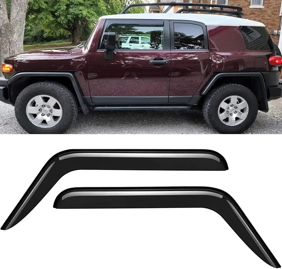 4PCS Side Window Wind Deflectors for Toyota FJ Cruiser 2007-2014 92735